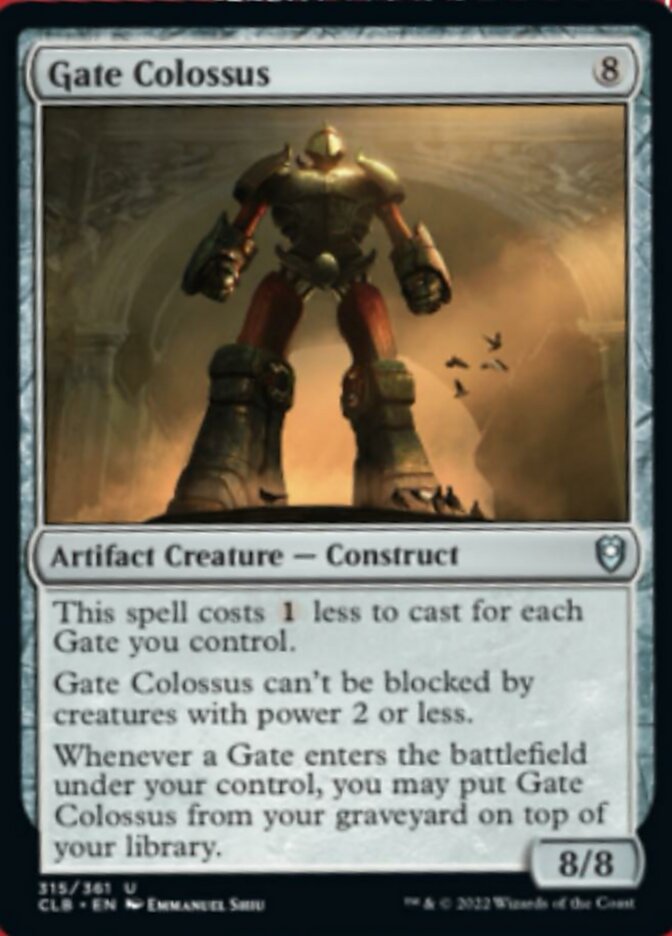 Gate Colossus [Commander Legends: Battle for Baldur's Gate] | L.A. Mood Comics and Games