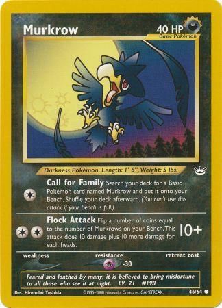 Murkrow (46/64) [Neo Revelation Unlimited] | L.A. Mood Comics and Games