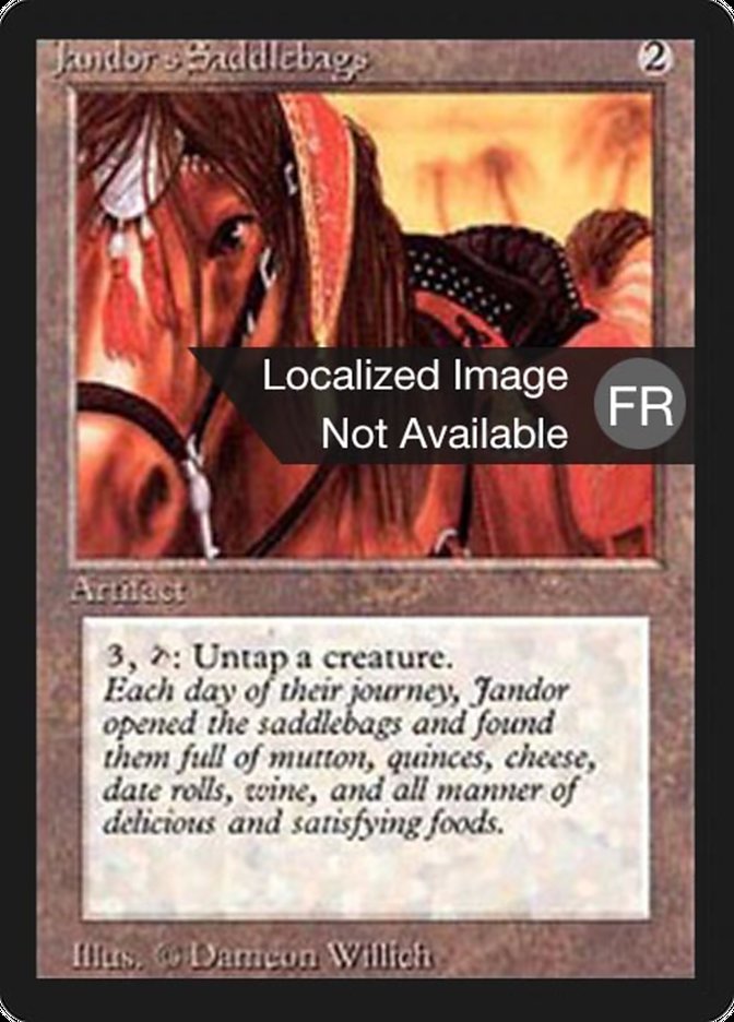 Jandor's Saddlebags [Foreign Black Border] | L.A. Mood Comics and Games