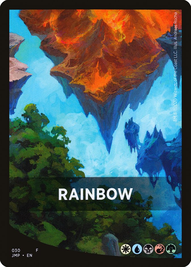 Rainbow Theme Card [Jumpstart Front Cards] | L.A. Mood Comics and Games
