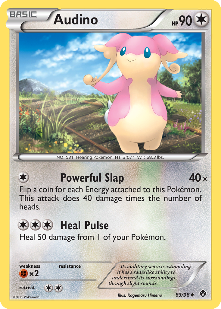 Audino (83/98) [Black & White: Emerging Powers] | L.A. Mood Comics and Games