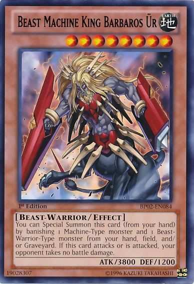 Beast Machine King Barbaros Ur [BP02-EN084] Mosaic Rare | L.A. Mood Comics and Games