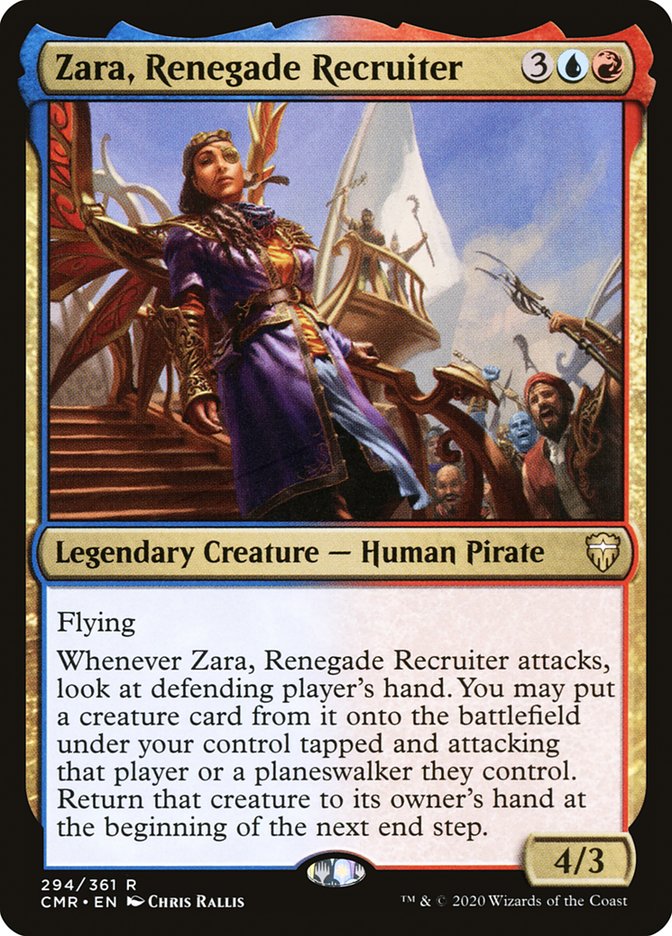 Zara, Renegade Recruiter [Commander Legends] | L.A. Mood Comics and Games