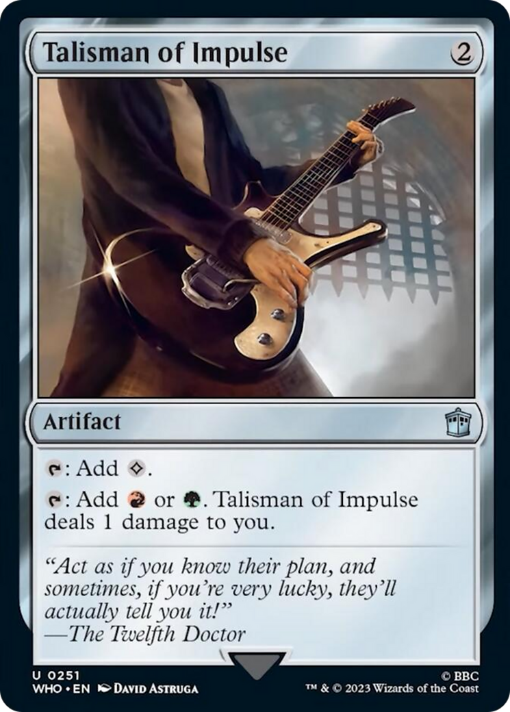 Talisman of Impulse [Doctor Who] | L.A. Mood Comics and Games