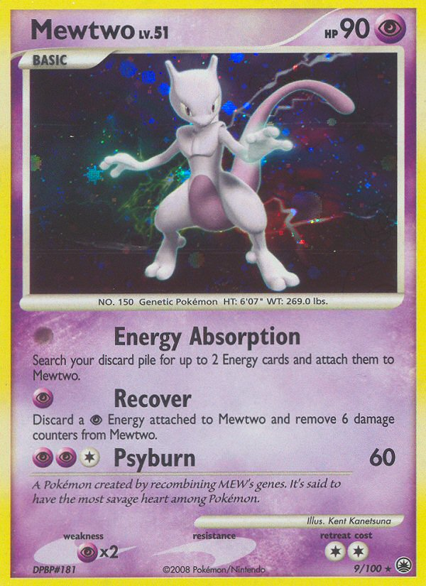 Mewtwo (9/100) [Diamond & Pearl: Majestic Dawn] | L.A. Mood Comics and Games