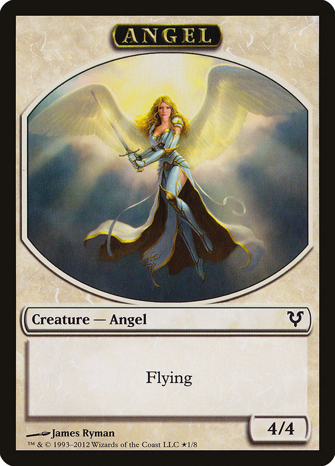 Angel // Demon Double-Sided Token [Open the Helvault] | L.A. Mood Comics and Games