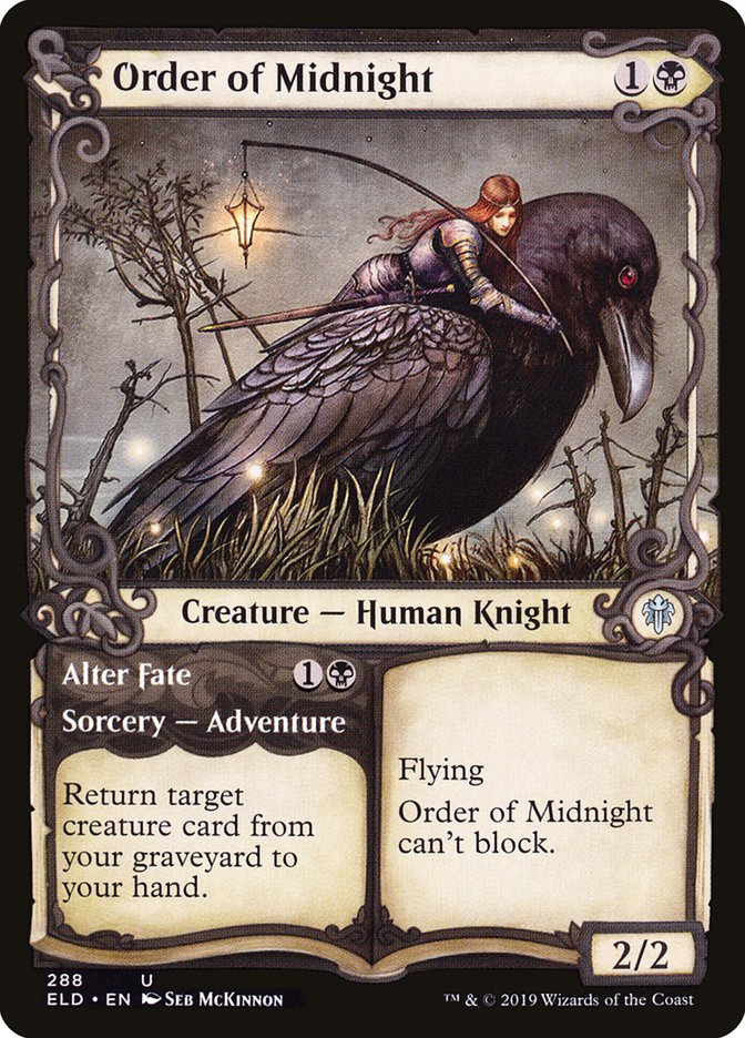 Order of Midnight // Alter Fate (Showcase) [Throne of Eldraine] | L.A. Mood Comics and Games