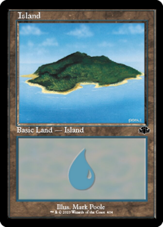 Island (404) (Retro) [Dominaria Remastered] | L.A. Mood Comics and Games