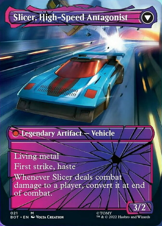 Slicer, Hired Muscle // Slicer, High-Speed Antagonist (Shattered Glass) [Transformers] | L.A. Mood Comics and Games