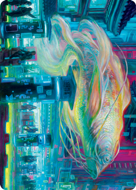 Skyswimmer Koi Art Card [Kamigawa: Neon Dynasty Art Series] | L.A. Mood Comics and Games