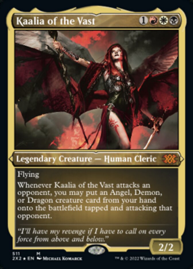 Kaalia of the Vast (Foil Etched) [Double Masters 2022] | L.A. Mood Comics and Games