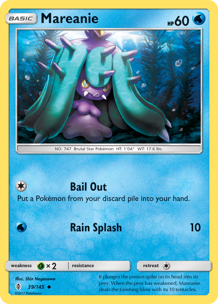 Mareanie (39/145) [Sun & Moon: Guardians Rising] | L.A. Mood Comics and Games