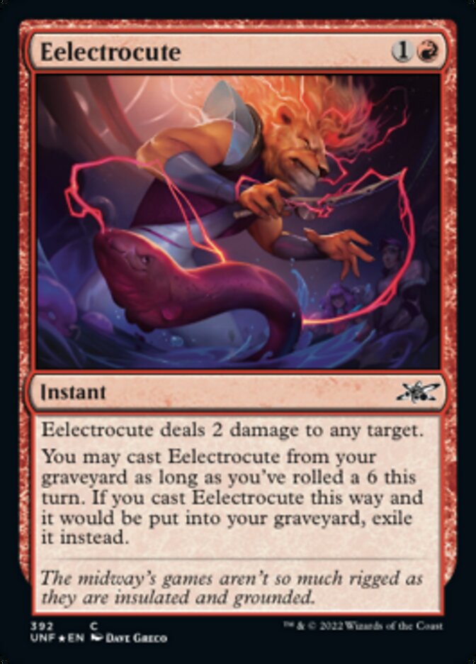 Eelectrocute (Galaxy Foil) [Unfinity] | L.A. Mood Comics and Games