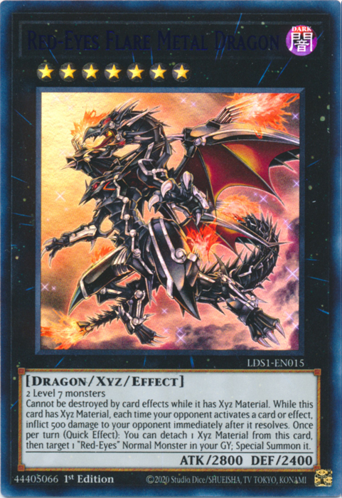 Red-Eyes Flare Metal Dragon (Blue) [LDS1-EN015] Ultra Rare | L.A. Mood Comics and Games