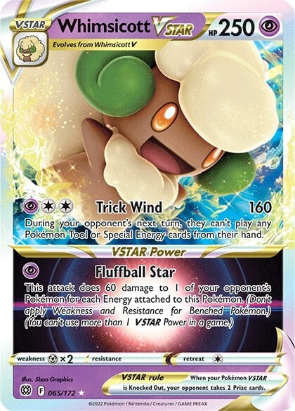 Whimsicott VSTAR (065/172) [Sword & Shield: Brilliant Stars] | L.A. Mood Comics and Games