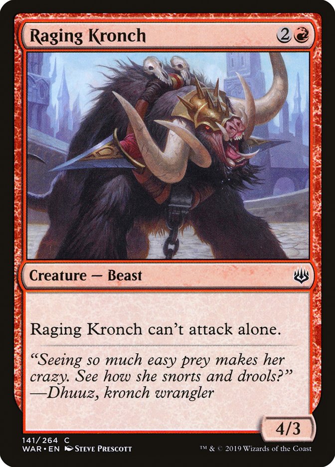 Raging Kronch [War of the Spark] | L.A. Mood Comics and Games