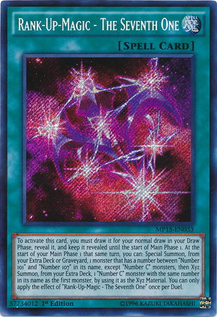 Rank-Up-Magic - The Seventh One [MP15-EN033] Secret Rare | L.A. Mood Comics and Games