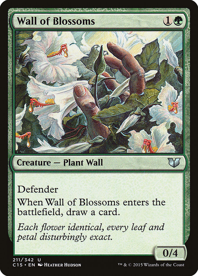 Wall of Blossoms [Commander 2015] | L.A. Mood Comics and Games