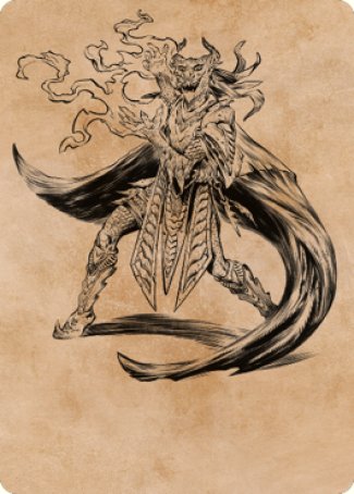 Livaan, Cultist of Tiamat Art Card [Commander Legends: Battle for Baldur's Gate Art Series] | L.A. Mood Comics and Games