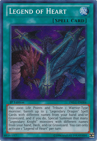 Legend of Heart [DRLG-EN006] Secret Rare | L.A. Mood Comics and Games