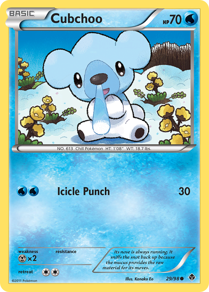 Cubchoo (29/98) [Black & White: Emerging Powers] | L.A. Mood Comics and Games