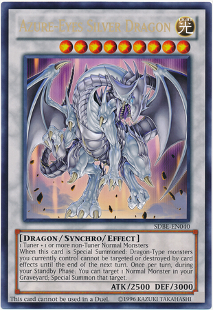 Azure-Eyes Silver Dragon (Oversized) (Silver Dragon) [SDBE-EN040] Promo | L.A. Mood Comics and Games