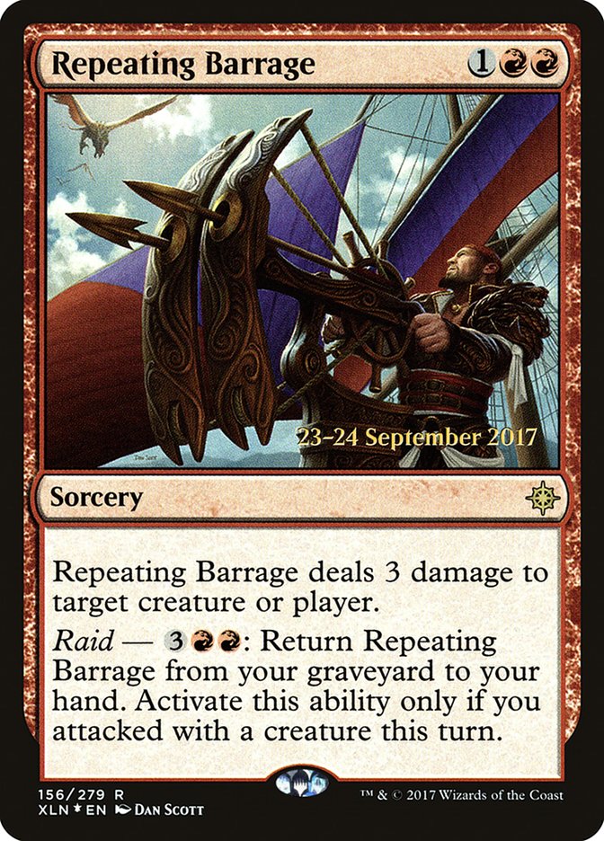 Repeating Barrage [Ixalan Prerelease Promos] | L.A. Mood Comics and Games