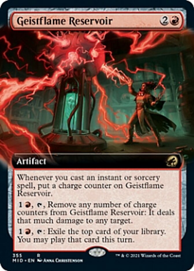 Geistflame Reservoir (Extended Art) [Innistrad: Midnight Hunt] | L.A. Mood Comics and Games
