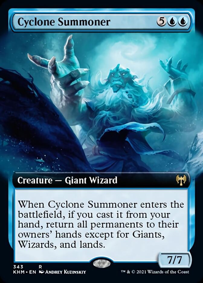 Cyclone Summoner (Extended Art) [Kaldheim] | L.A. Mood Comics and Games