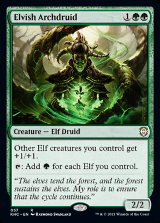 Elvish Archdruid [Kaldheim Commander] | L.A. Mood Comics and Games
