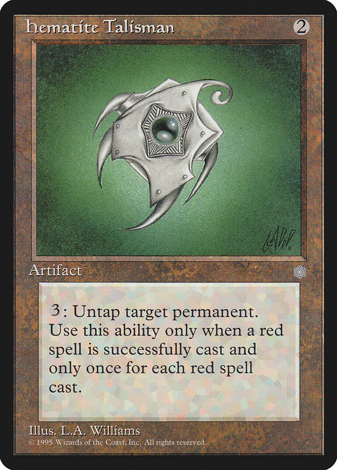 Hematite Talisman [Ice Age] | L.A. Mood Comics and Games