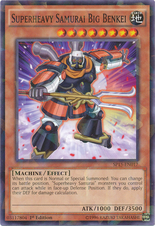 Superheavy Samurai Big Benkei [SP15-EN017] Shatterfoil Rare | L.A. Mood Comics and Games