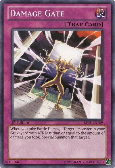 Damage Gate [BP01-EN109] Common | L.A. Mood Comics and Games