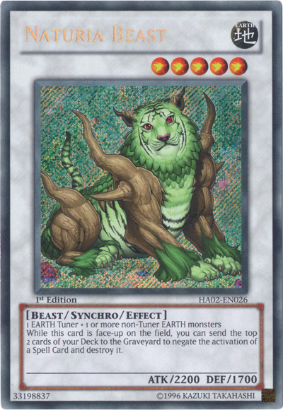 Naturia Beast [HA02-EN026] Secret Rare | L.A. Mood Comics and Games