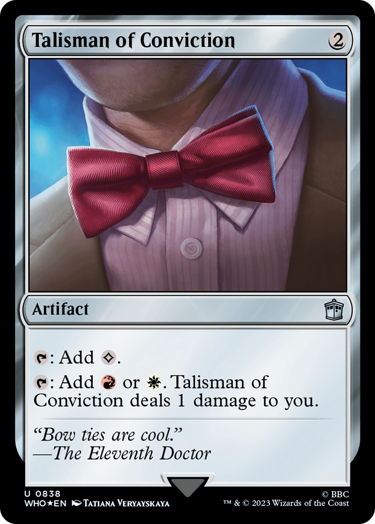 Talisman of Conviction (Surge Foil) [Doctor Who] | L.A. Mood Comics and Games