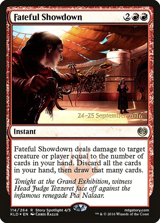 Fateful Showdown [Kaladesh Prerelease Promos] | L.A. Mood Comics and Games