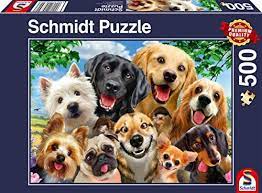 Puzzle 500 - Dog Selfie | L.A. Mood Comics and Games