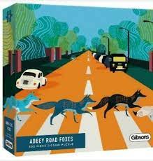 Puzzle: 500 piece Abbey Road Foxes | L.A. Mood Comics and Games