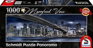Puzzle: 1000 piece New York, Dark Night | L.A. Mood Comics and Games