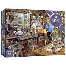 Puzzle: 40 piece Grandad's Workshop | L.A. Mood Comics and Games