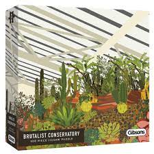 Puzzle: 500 piece Brutalist Conservatory | L.A. Mood Comics and Games