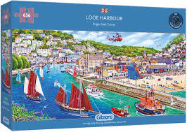 Puzzle: 636 piece Looe Harbour | L.A. Mood Comics and Games
