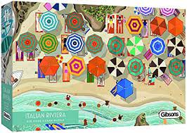 Puzzle: 636 Piece Italian Riviera | L.A. Mood Comics and Games