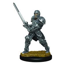 D&D Icons Premium Miniature - Male Human Fighter | L.A. Mood Comics and Games