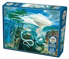 Puzzle: 500 - White Dragon | L.A. Mood Comics and Games