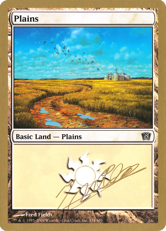 Plains (jn334) (Julien Nuijten) [World Championship Decks 2004] | L.A. Mood Comics and Games
