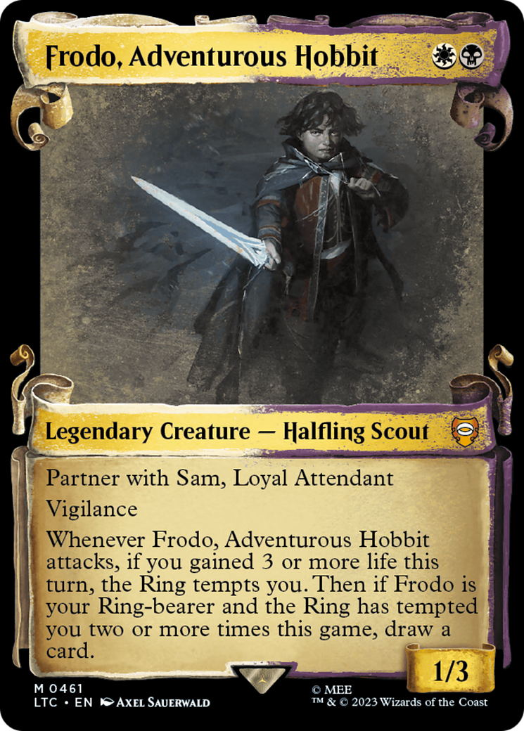 Frodo, Adventurous Hobbit [The Lord of the Rings: Tales of Middle-Earth Commander Showcase Scrolls] | L.A. Mood Comics and Games