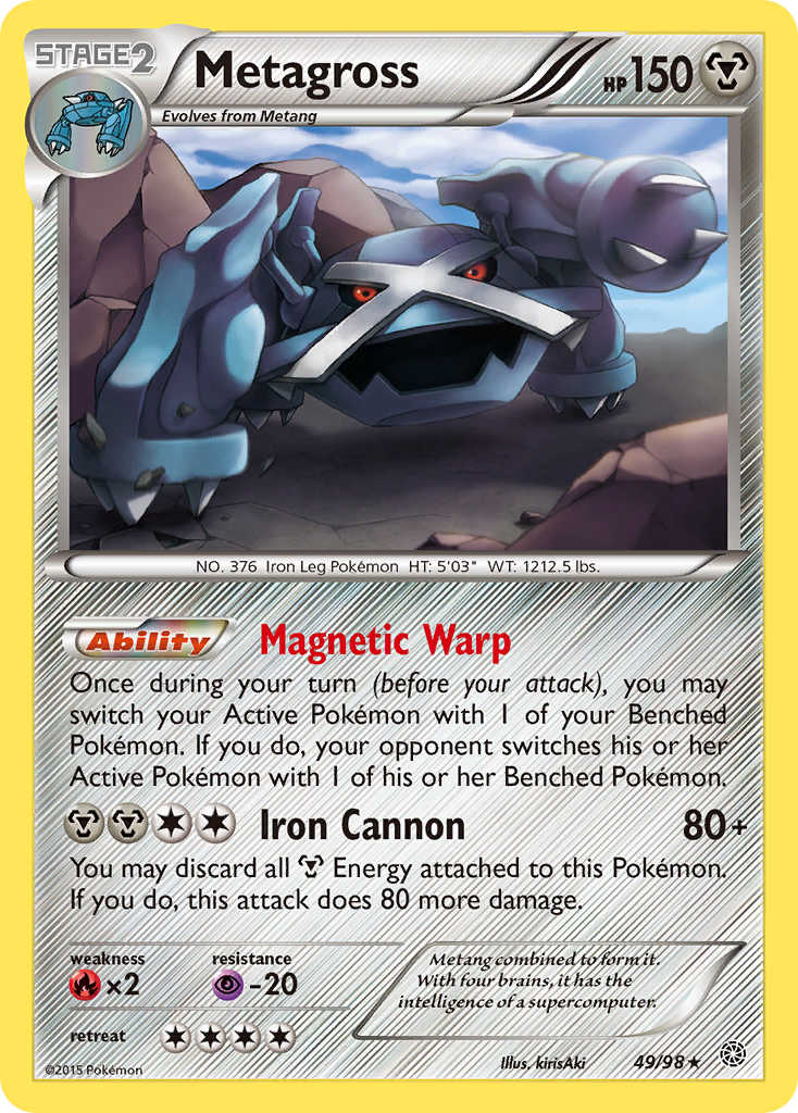 Metagross (49/98) [XY: Ancient Origins] | L.A. Mood Comics and Games