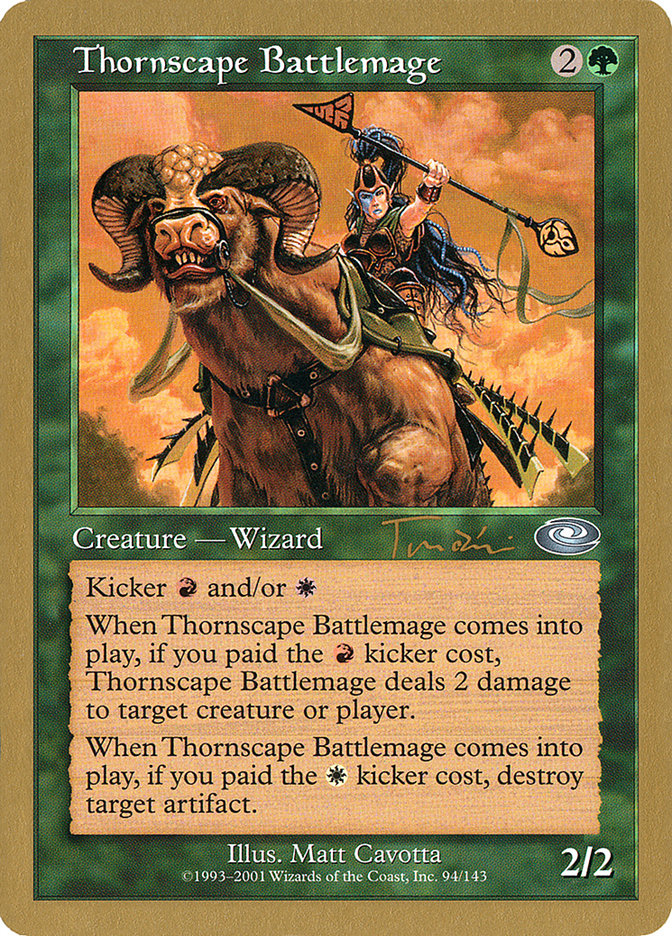 Thornscape Battlemage (Jan Tomcani) [World Championship Decks 2001] | L.A. Mood Comics and Games