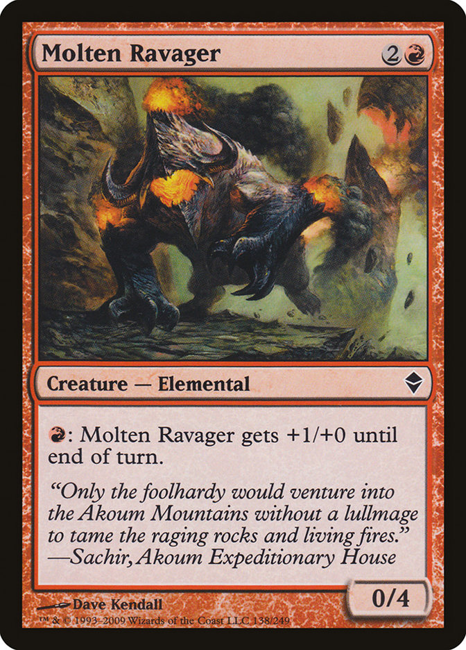 Molten Ravager [Zendikar] | L.A. Mood Comics and Games